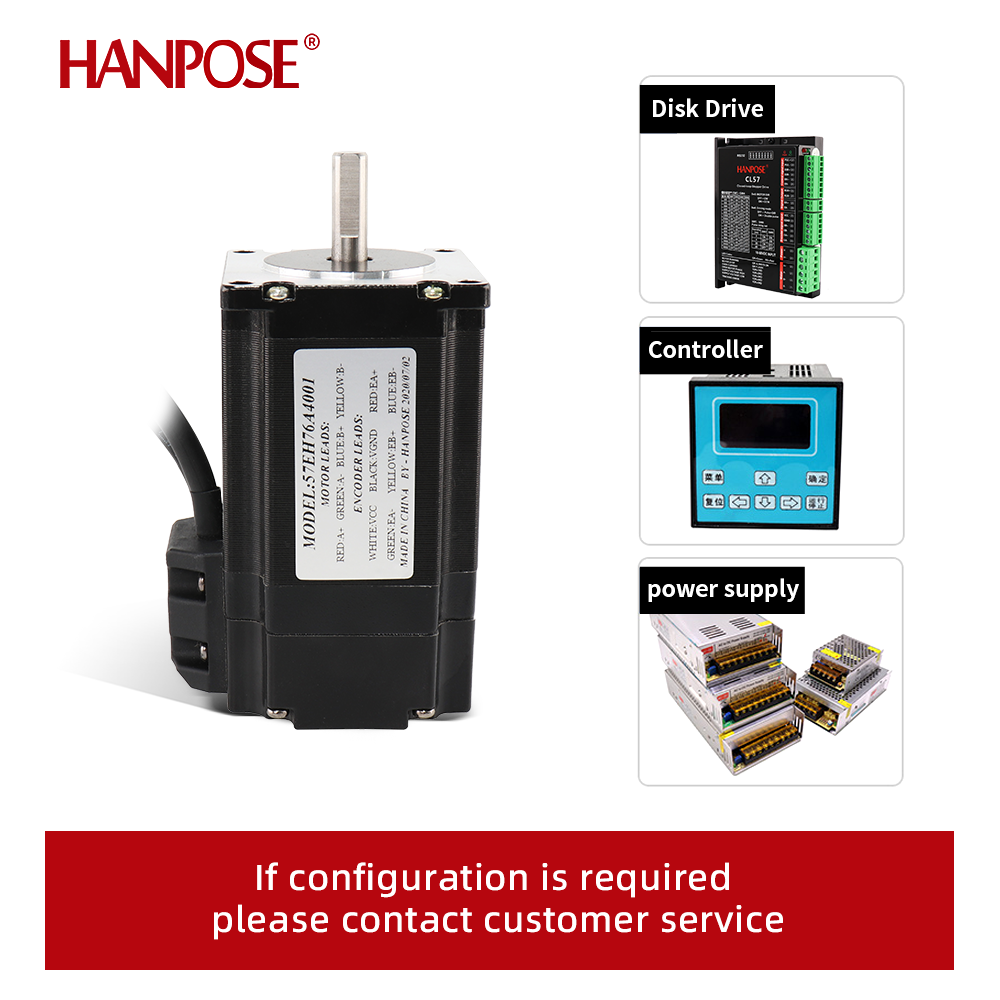 57CME22 57EH76-Z+CL57-Z kit Do - đánh giá và giá Nema 23 Closed Loop Stepper Motor Driver Kit
